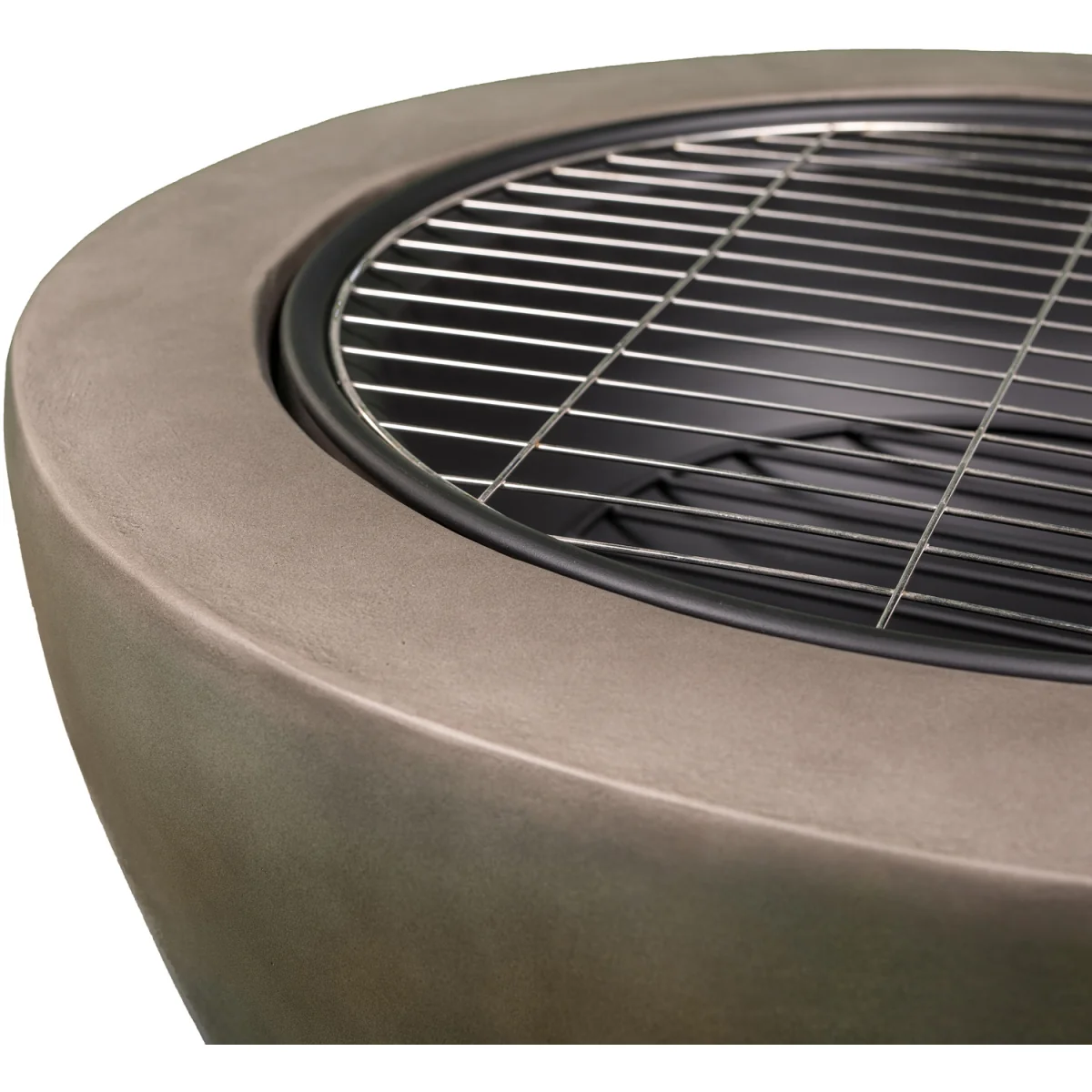 DIABLO Contemporary Garden and Patio Heater Fire Pit and BBQ - Dark Grey – image 5