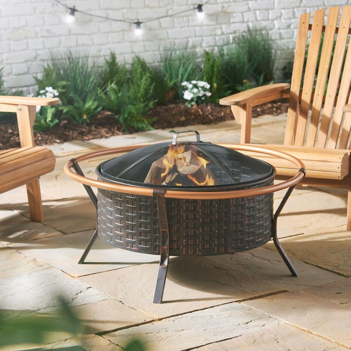 Modern Design Elegant Fire Bowl and Fire Pit - Black – image 3