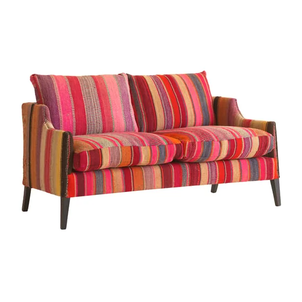 Regal Sofa Andean, Sofa, Orange/Multicoloured/Red - Andrew Martin