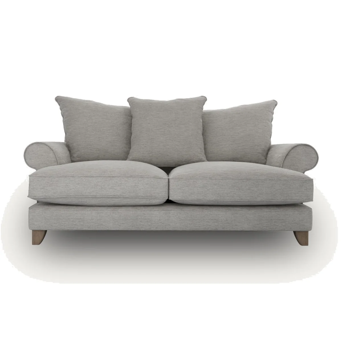 Columbine 2.5 Seater Sofa, Pillowback / Grey