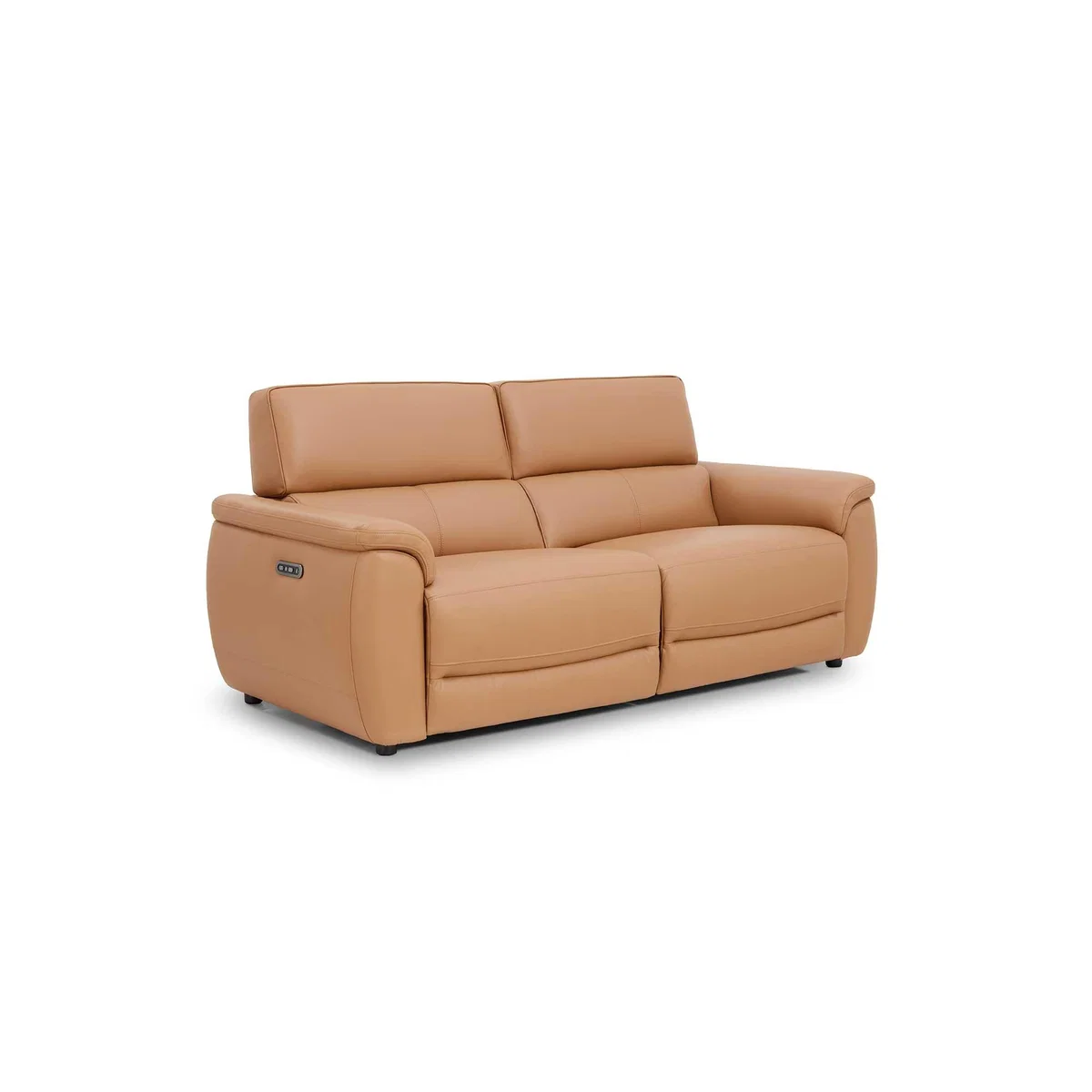 Glendale 2.5 Power Seater & Headrest Recliner Sofa, Brown Leather | Barker & Stonehouse – image 2
