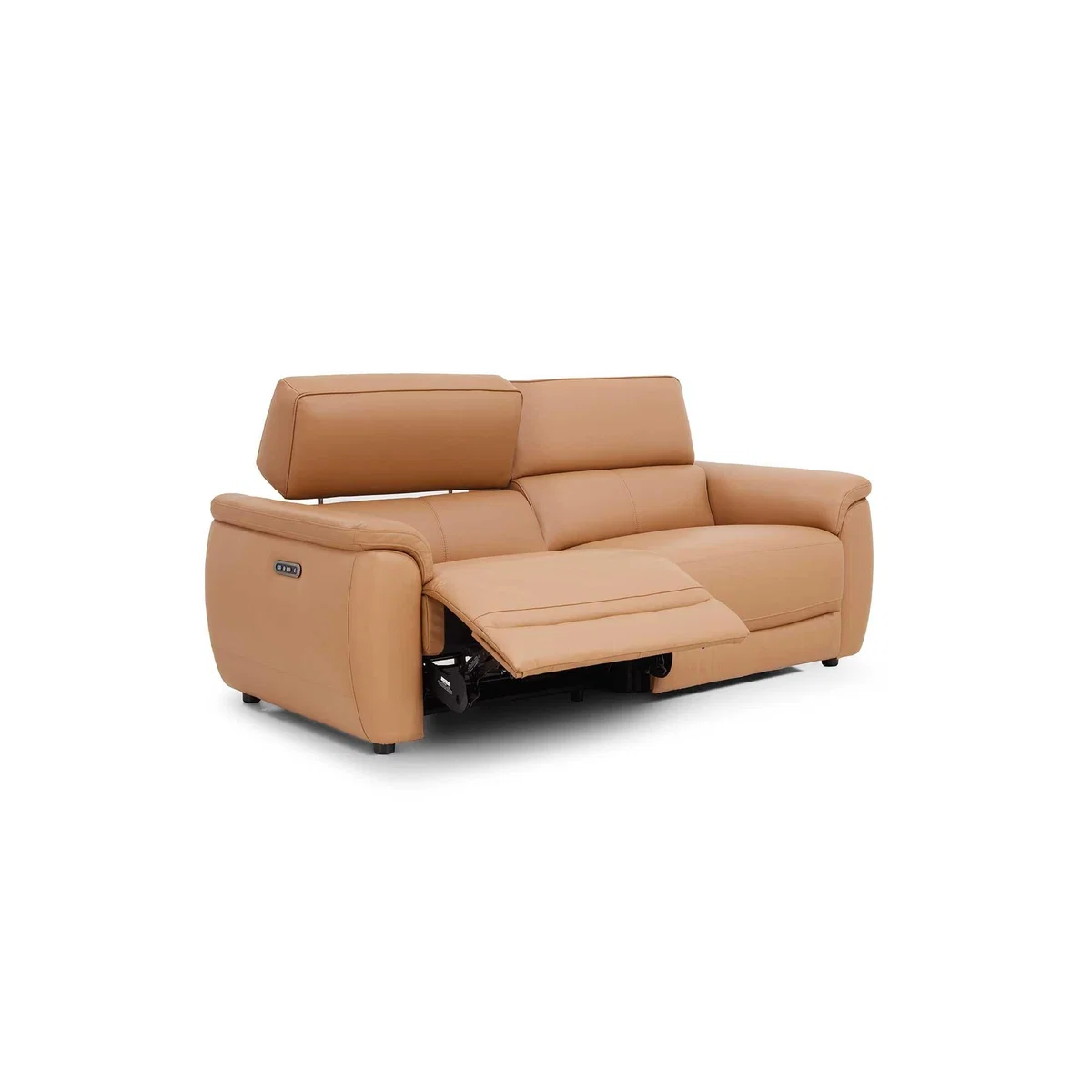 Glendale 2.5 Power Seater & Headrest Recliner Sofa, Brown Leather | Barker & Stonehouse – image 6