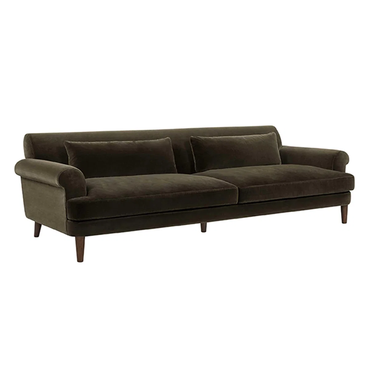 Cassian 3 Seater Sofa, Green Velvet | Barker & Stonehouse – image 2