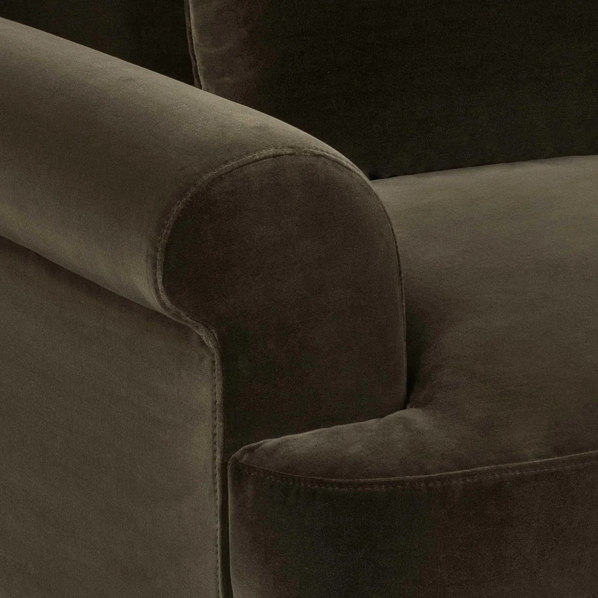 Cassian 3 Seater Sofa, Green Velvet | Barker & Stonehouse – image 3