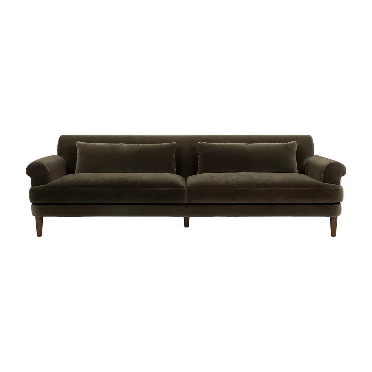 Cassian 3 Seater Sofa, Green Velvet | Barker & Stonehouse – image 1