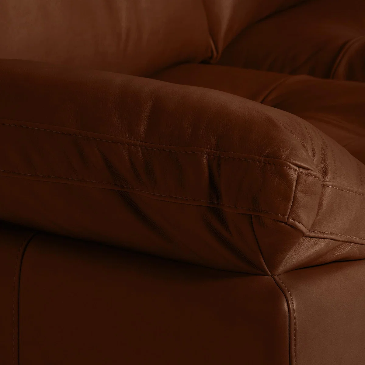 Olson Sofa, Brown Leather | Barker & Stonehouse – image 12