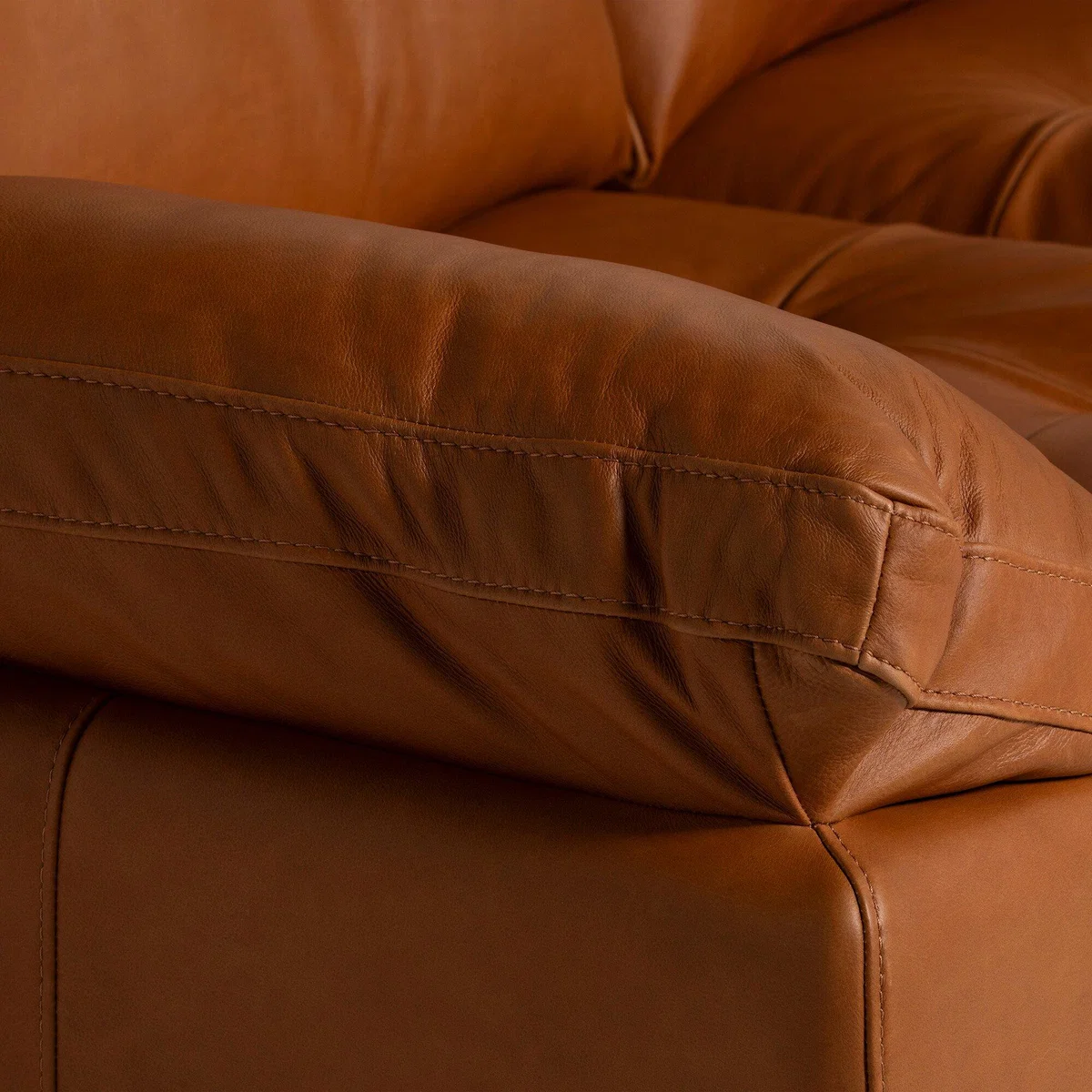 Olson Sofa, Brown Leather | Barker & Stonehouse – image 6