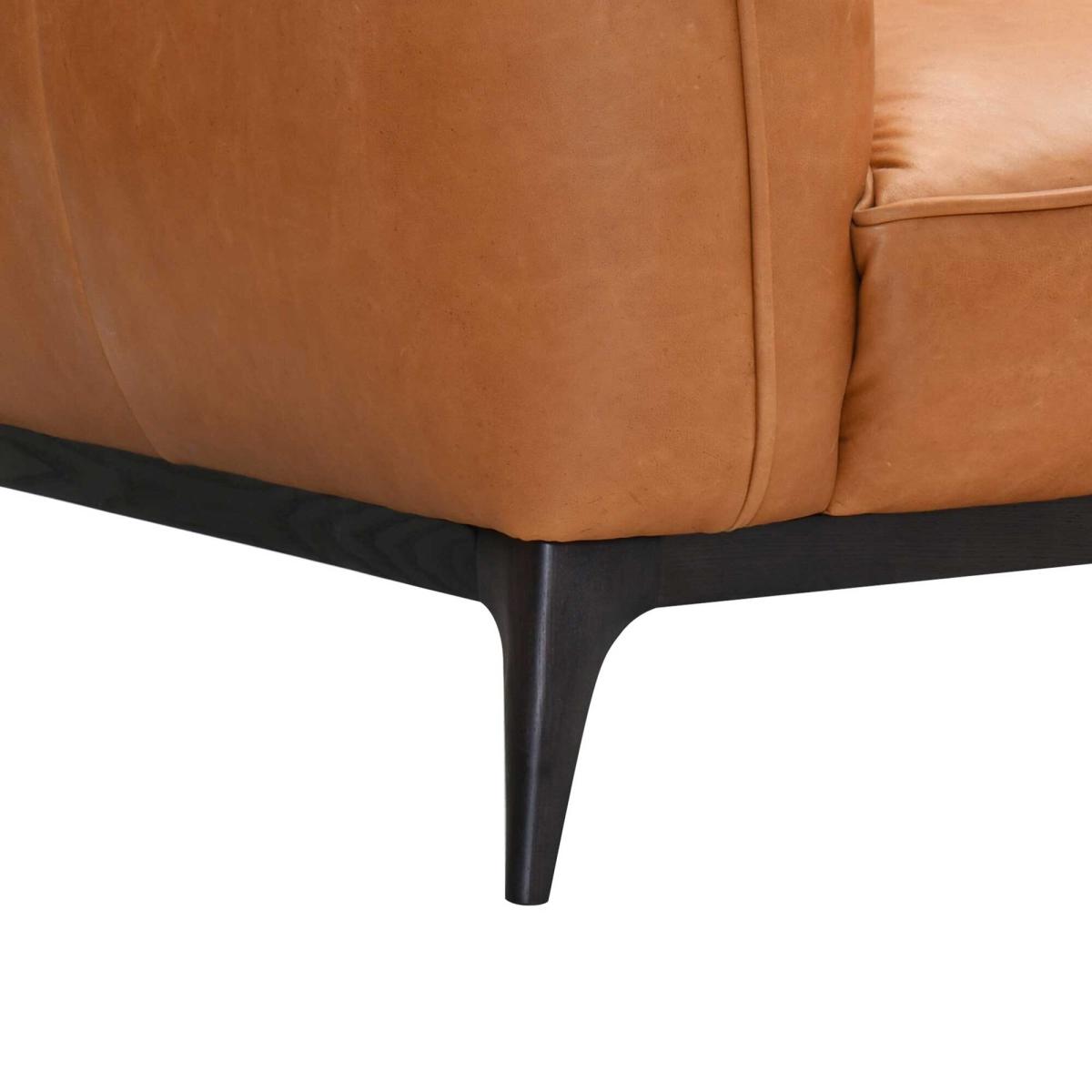 Angus 3 Seater Sofa, Brown Leather | Barker & Stonehouse – image 4