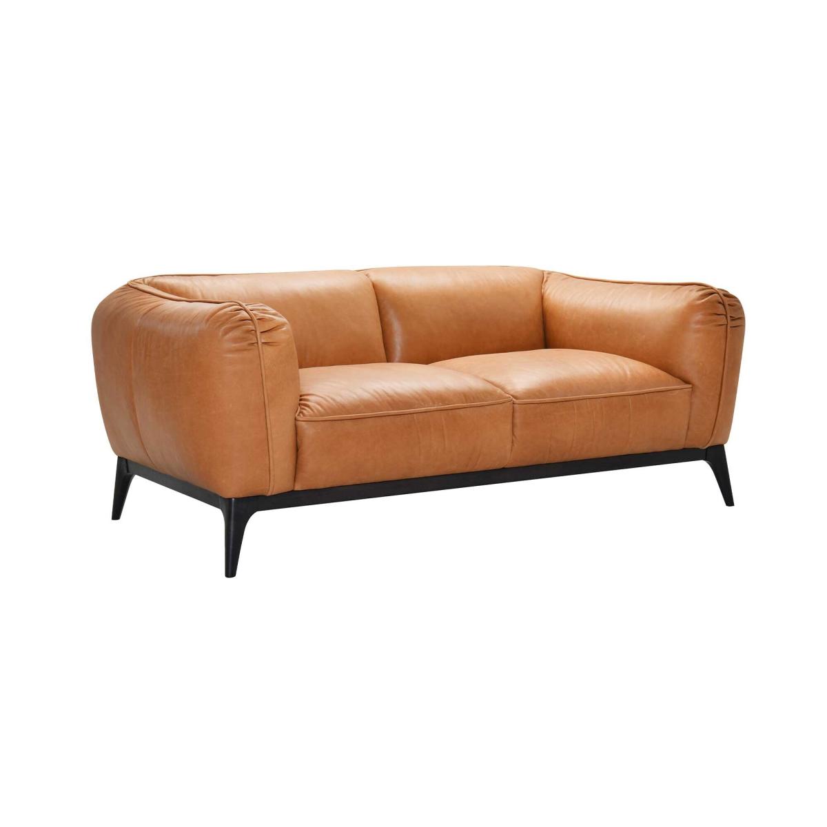 Angus 2 Seater Sofa, Brown Leather | Barker & Stonehouse – image 2