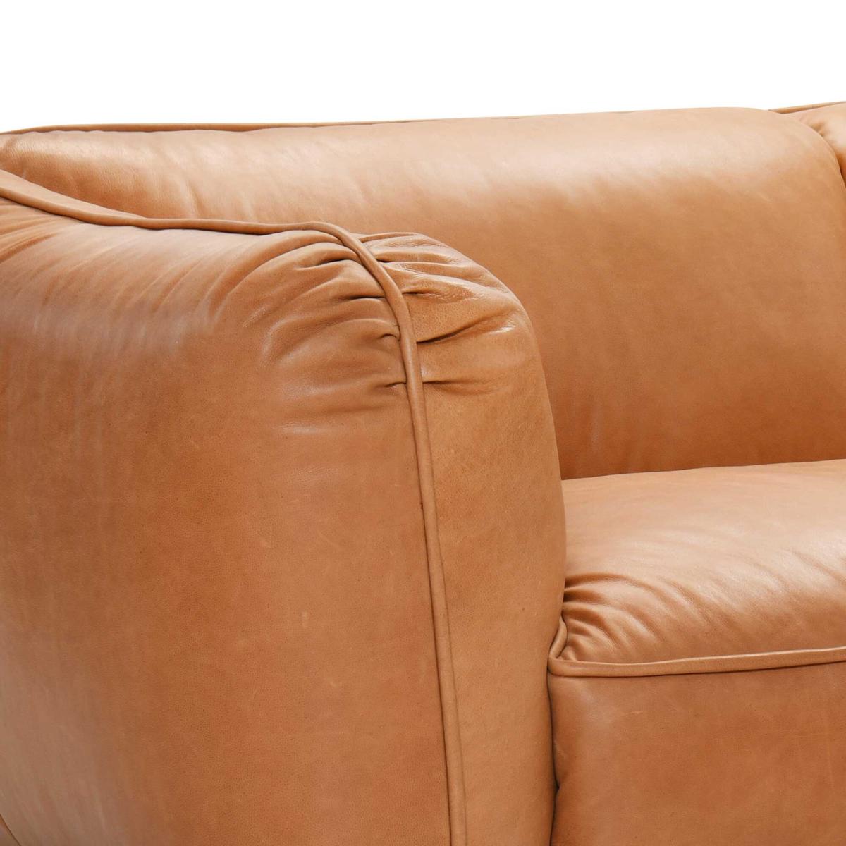 Angus 2 Seater Sofa, Brown Leather | Barker & Stonehouse – image 3