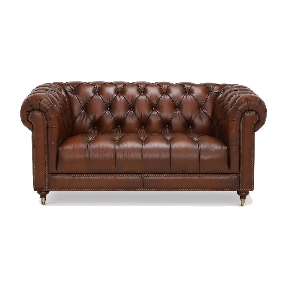 Ullswater 2 Seater Leather Sofa, Black | Barker & Stonehouse – image 1