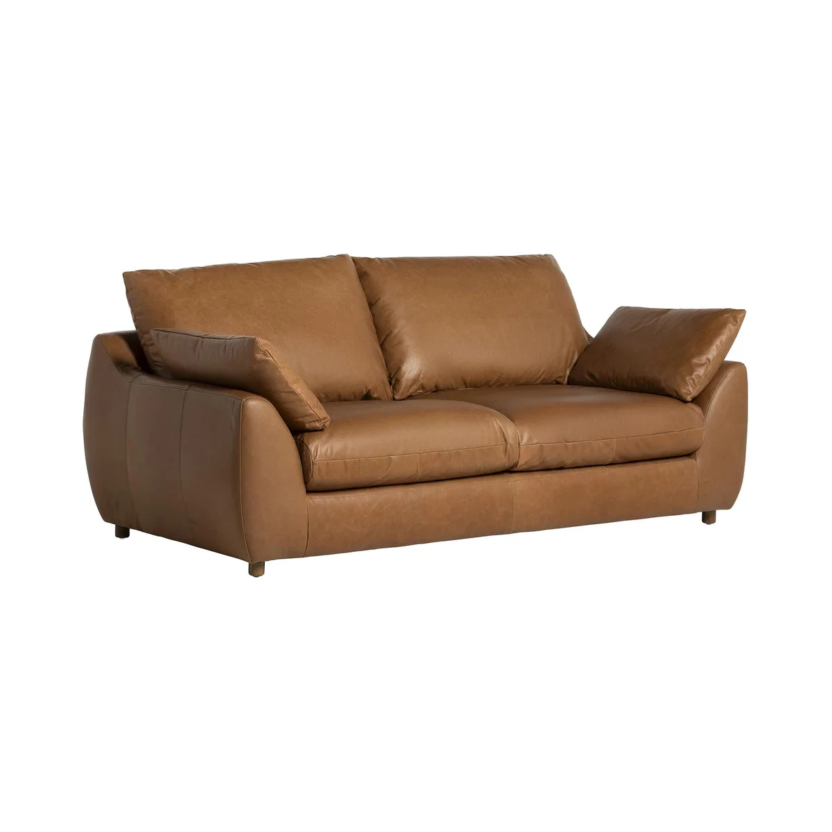 Odair 2 Seater Sofa, Brown Leather | Barker & Stonehouse – image 4