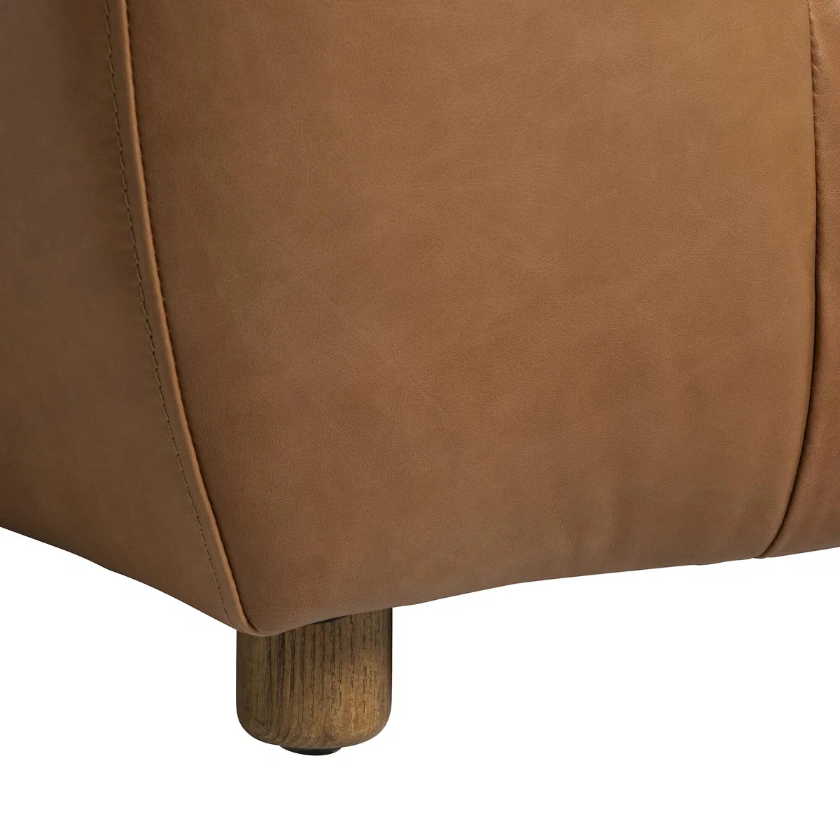 Odair 2 Seater Sofa, Brown Leather | Barker & Stonehouse – image 6