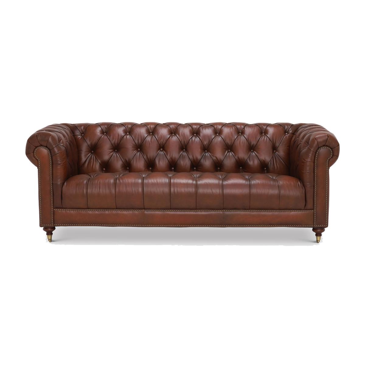 Ullswater 3.5 Seater Leather Sofa, Black | Barker & Stonehouse – image 1