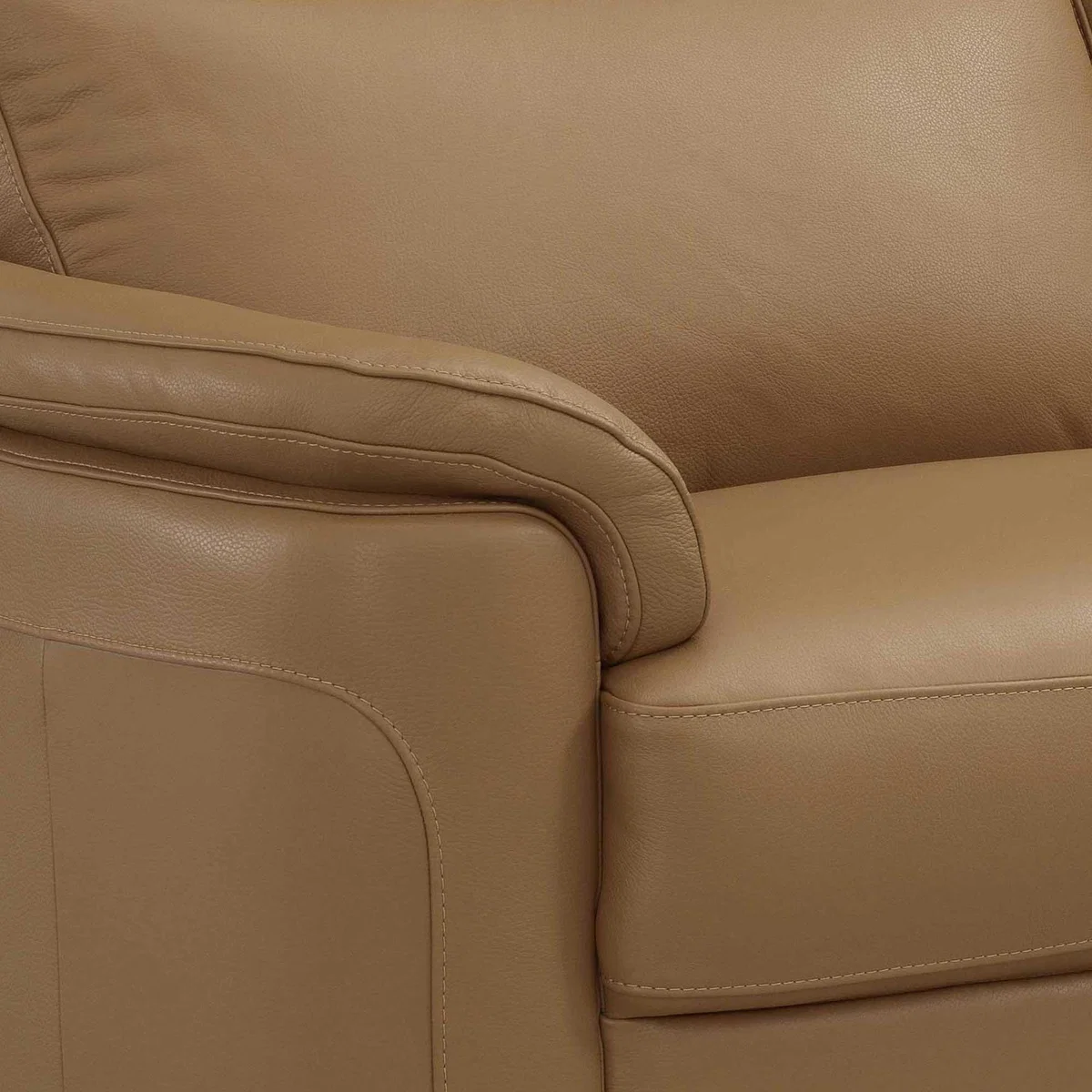Dumont 2.5 Seater Sofa, Brown Leather | Barker & Stonehouse – image 3