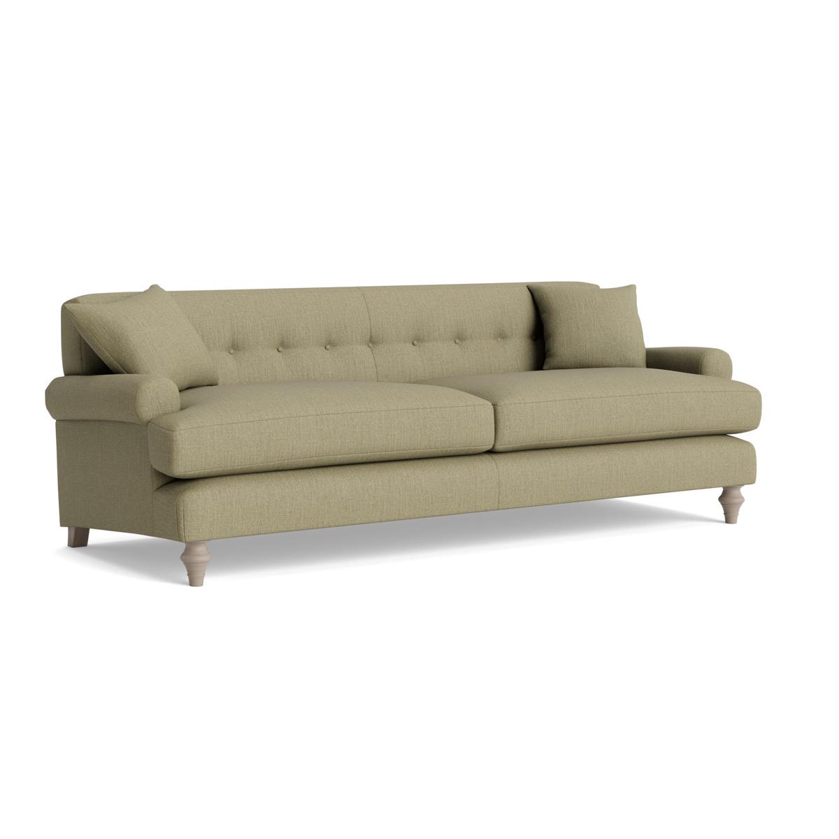 Visby Three Seater Sofa – French Blue Cotton Stripe – image 11
