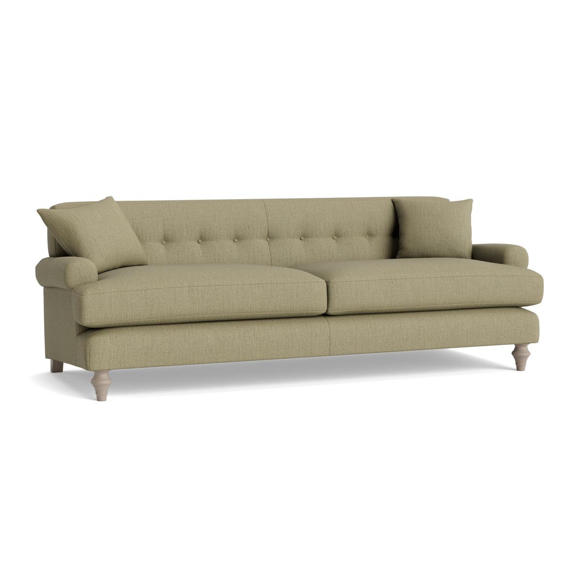 Visby Three Seater Sofa – French Blue Cotton Stripe – image 9