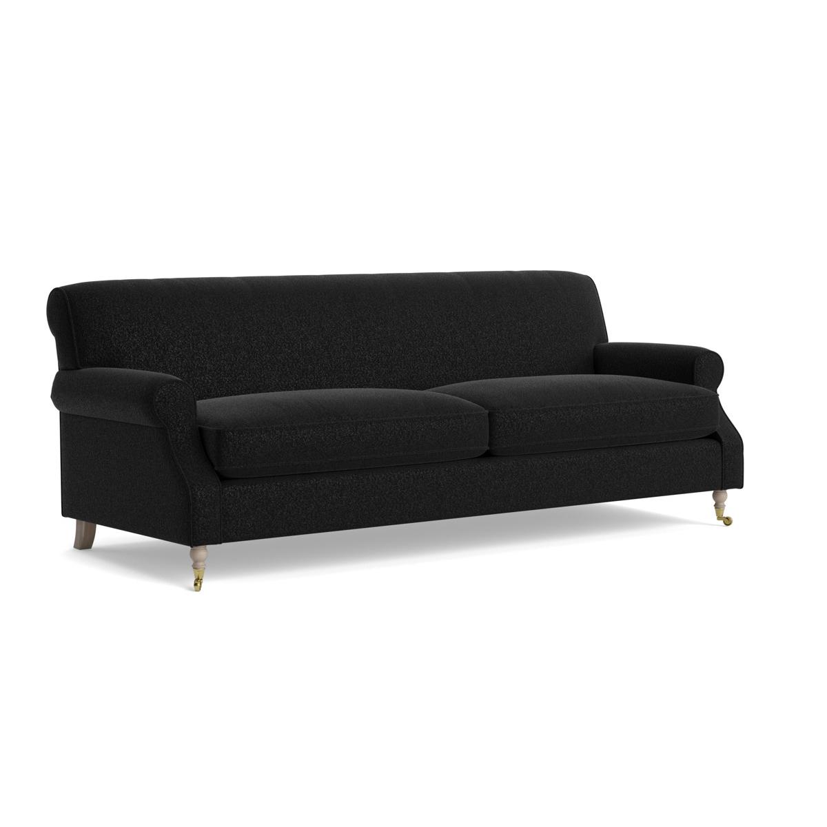 Annecy Three Seater Sofa – Warm Sand Wide Cotton Stripe – image 11