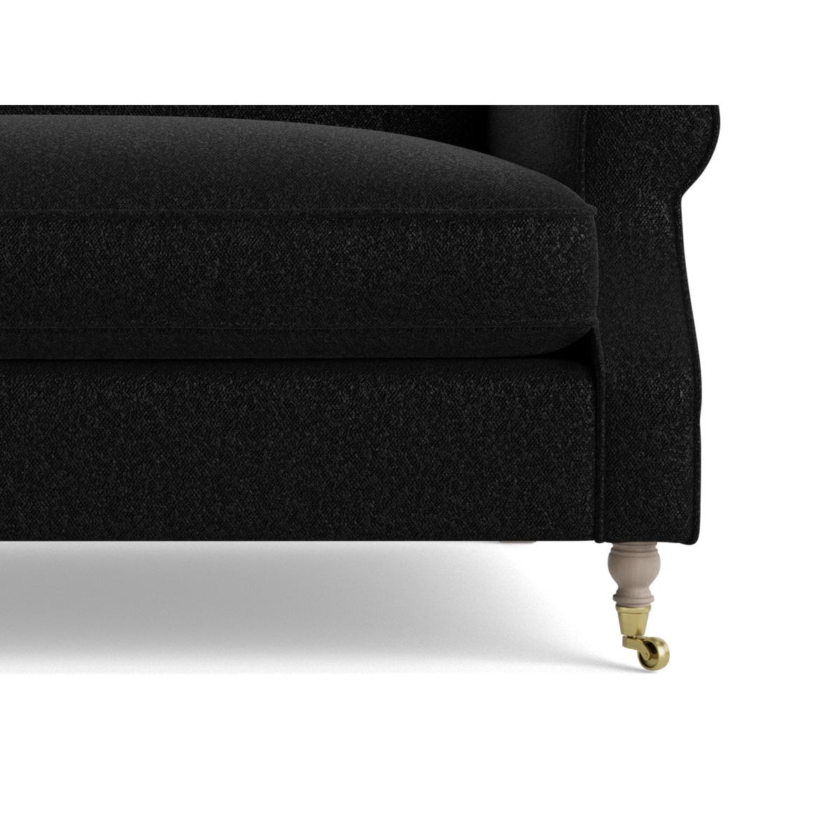 Annecy Three Seater Sofa – Pale Stone Opulent Cotton Velvet – image 14