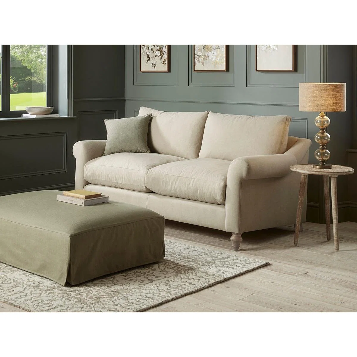 Kalmar Two Seater Sofa – Mineral Velvet – image 2