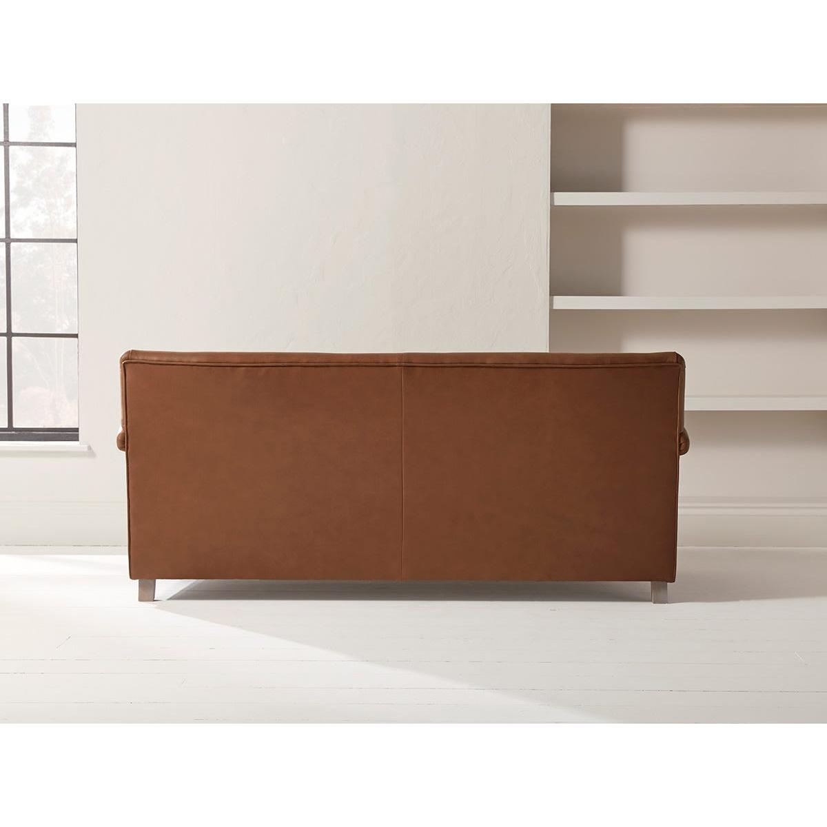 Giverny Three Seater Sofa – Tan Leather – image 8