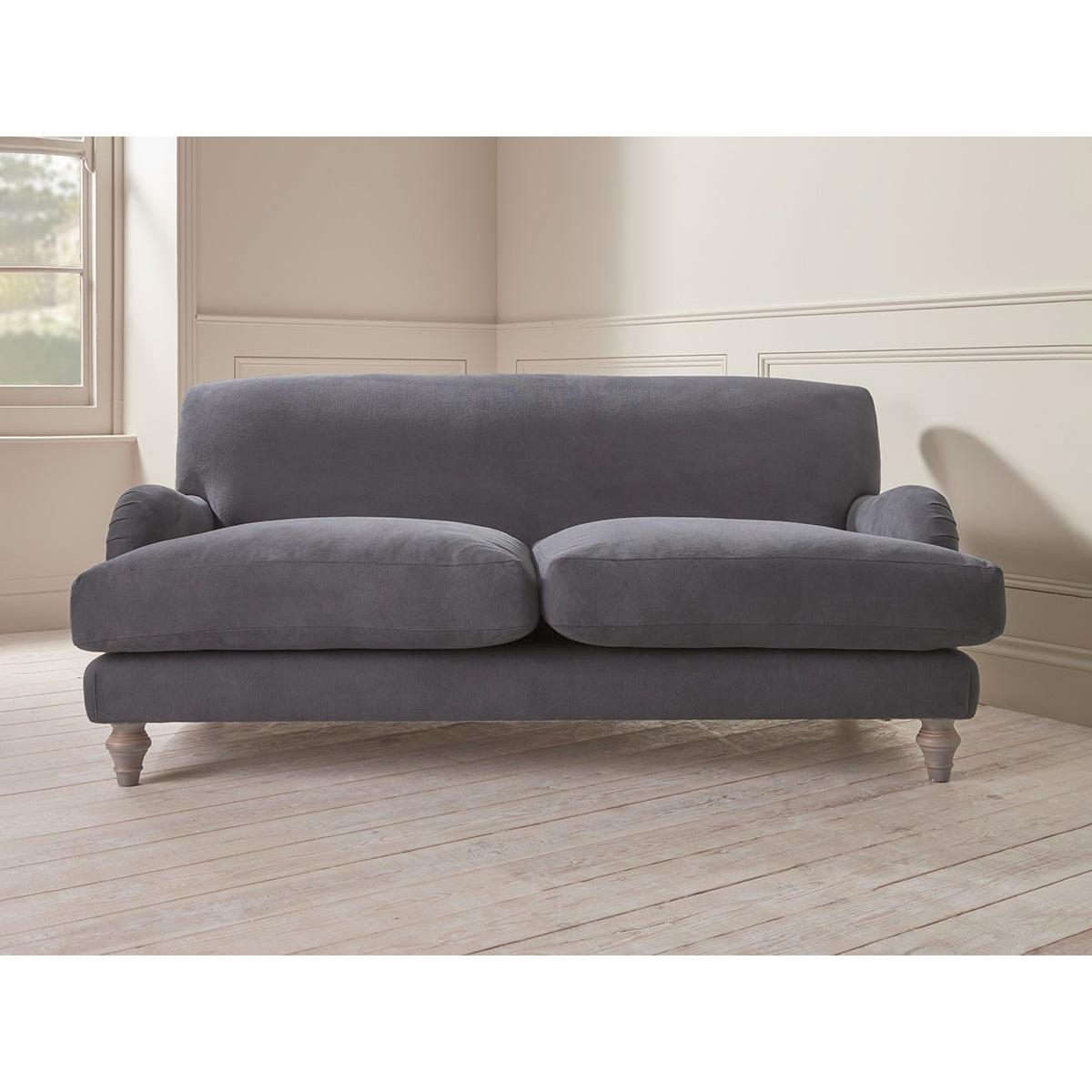 Reine Two Seater Sofa – Soft Eau De Nil Wide Cotton Stripe – image 6
