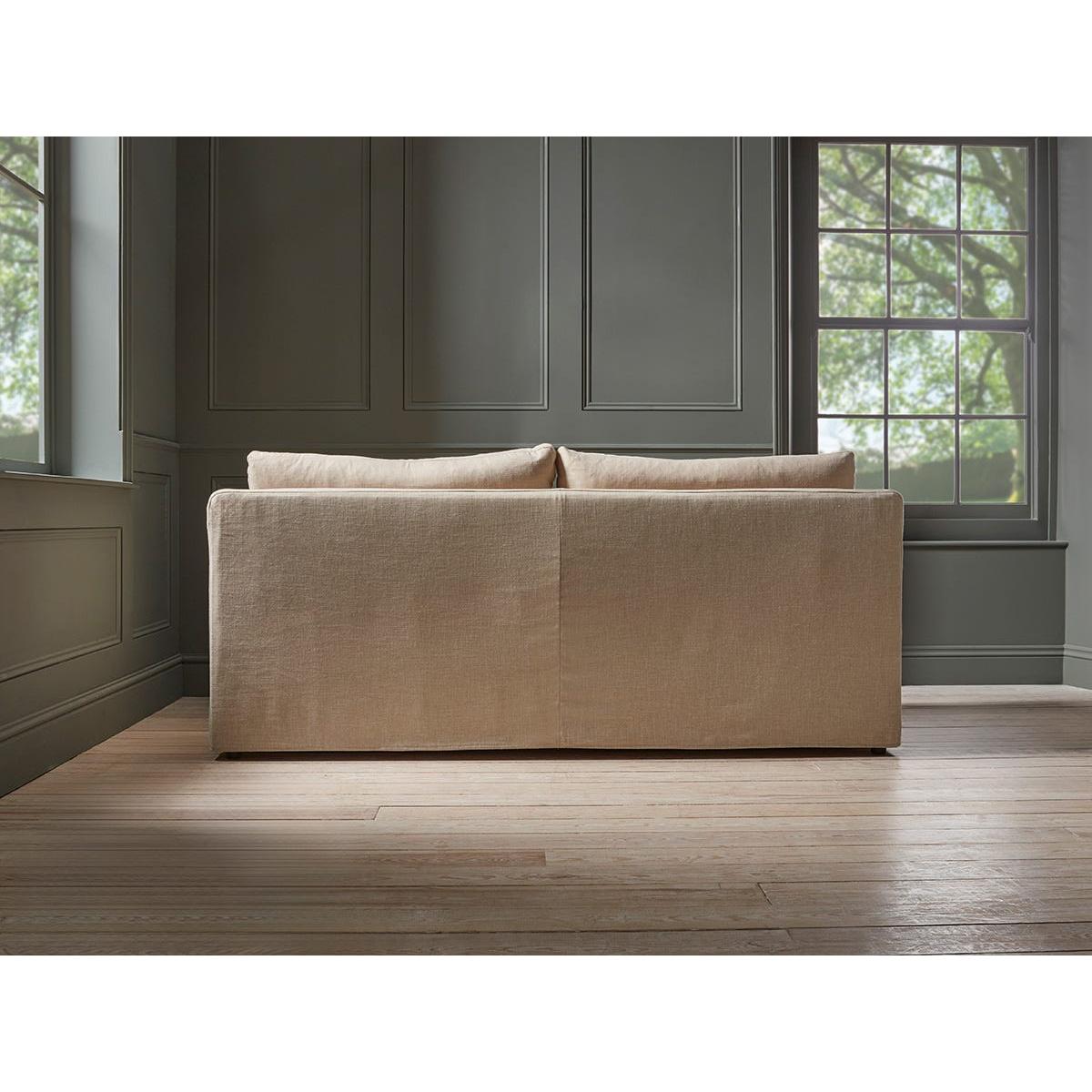Silves Two Seater Sofa â€“ Vintage Olive Cotton Linen – image 8
