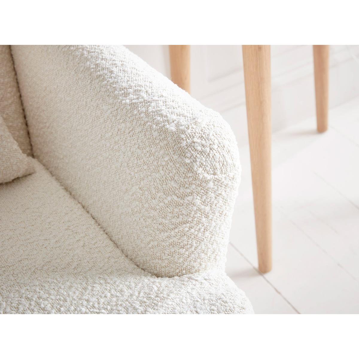 Trosa Three Seater Sofa – Soft Eau De Nil Cotton Stripe – image 4