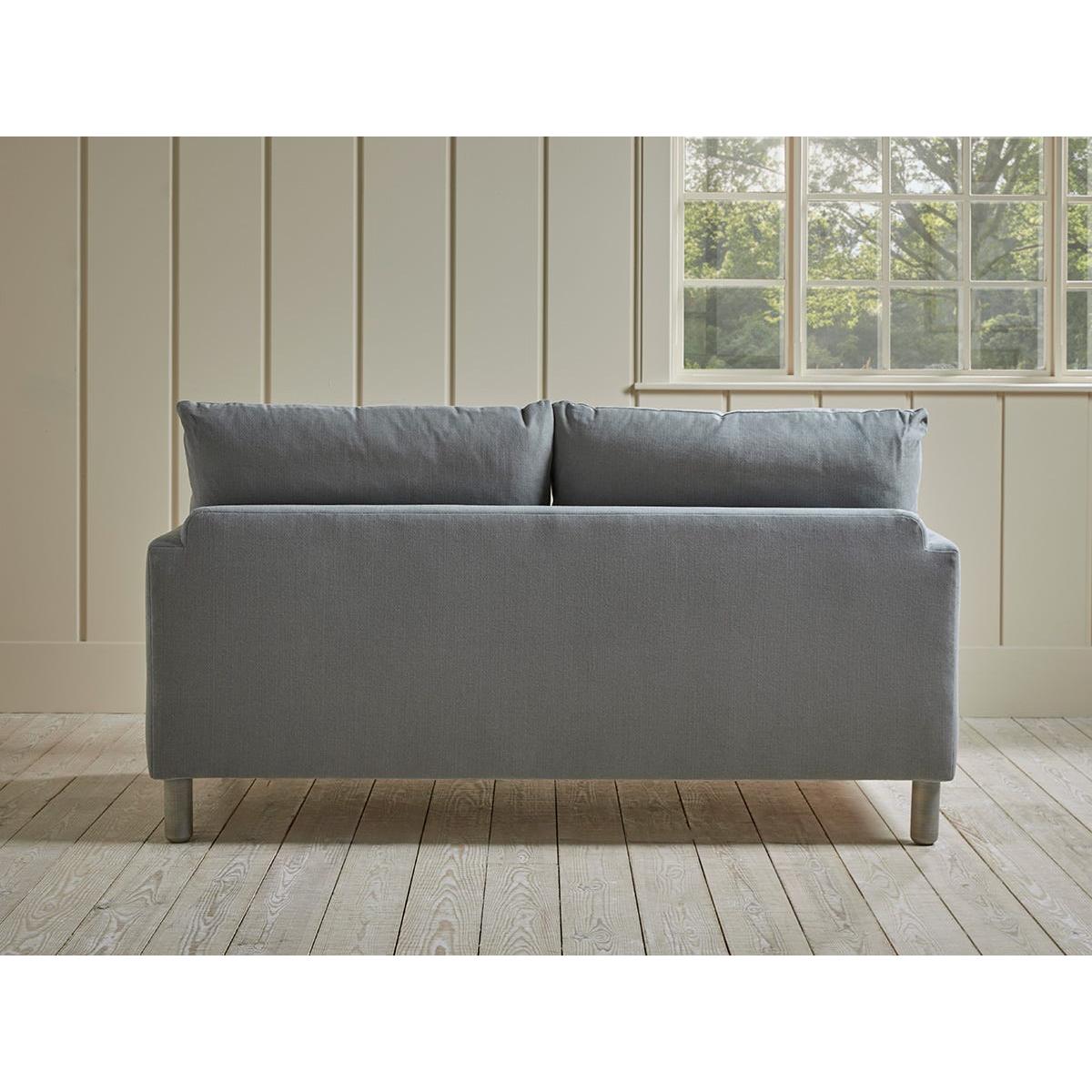 Edmonton Two Seater Sofa – Soft Eau De Nil Wide Cotton Stripe – image 4