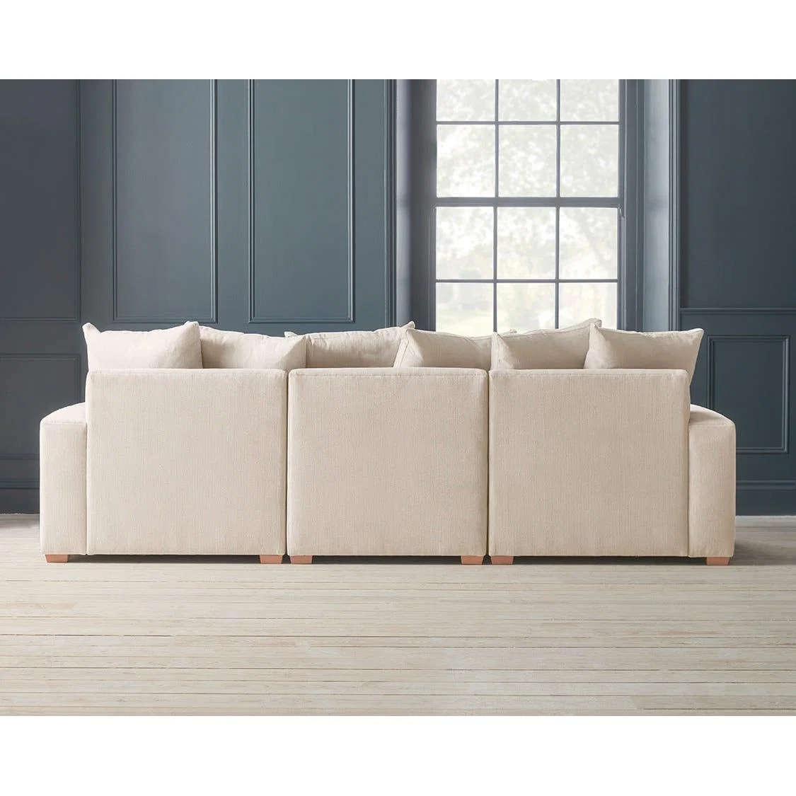 Lyon Three Seater Sofa – Cardamom Opulent Cotton Velvet – image 8