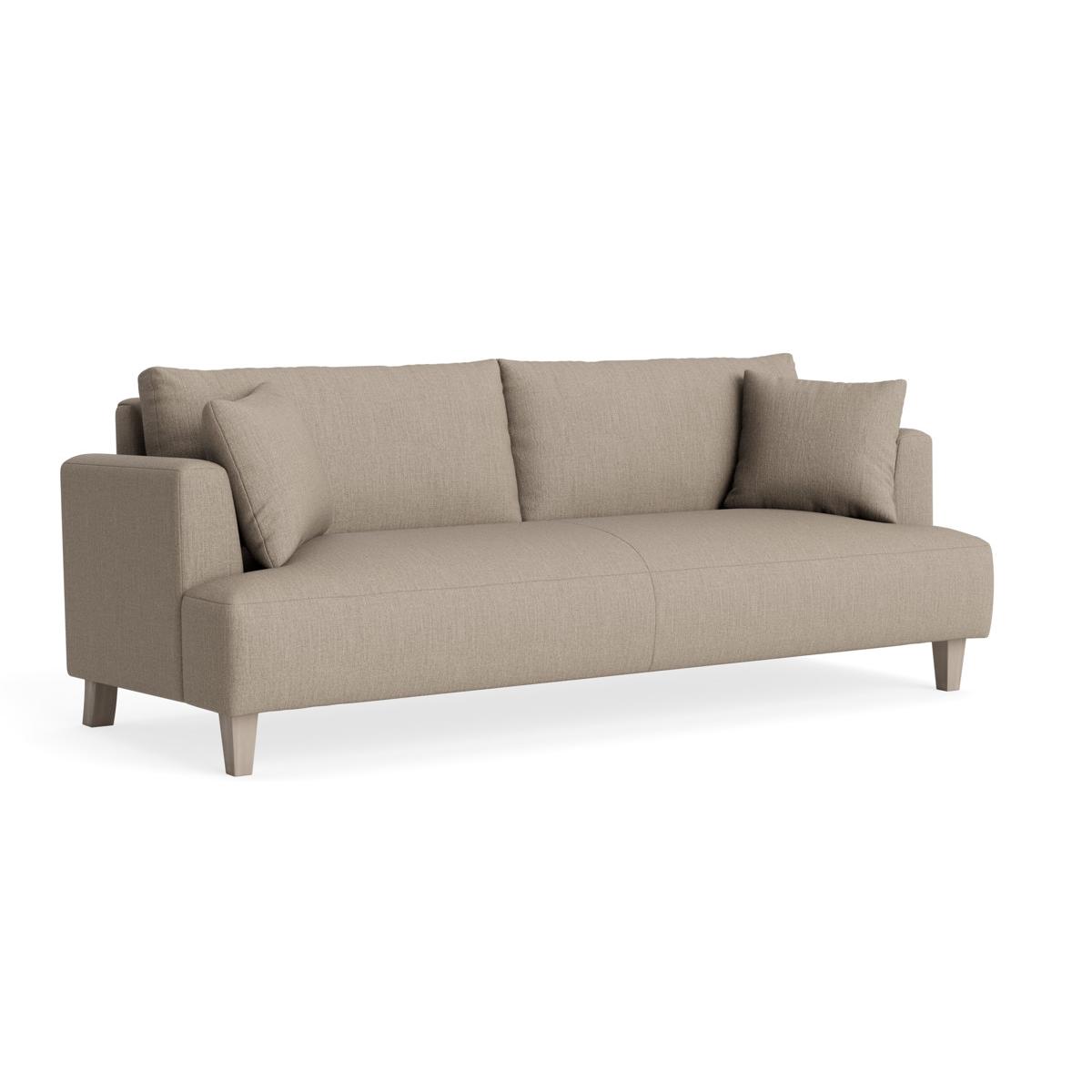 Palma Three Seater Sofa – Ivory Herringbone – image 11
