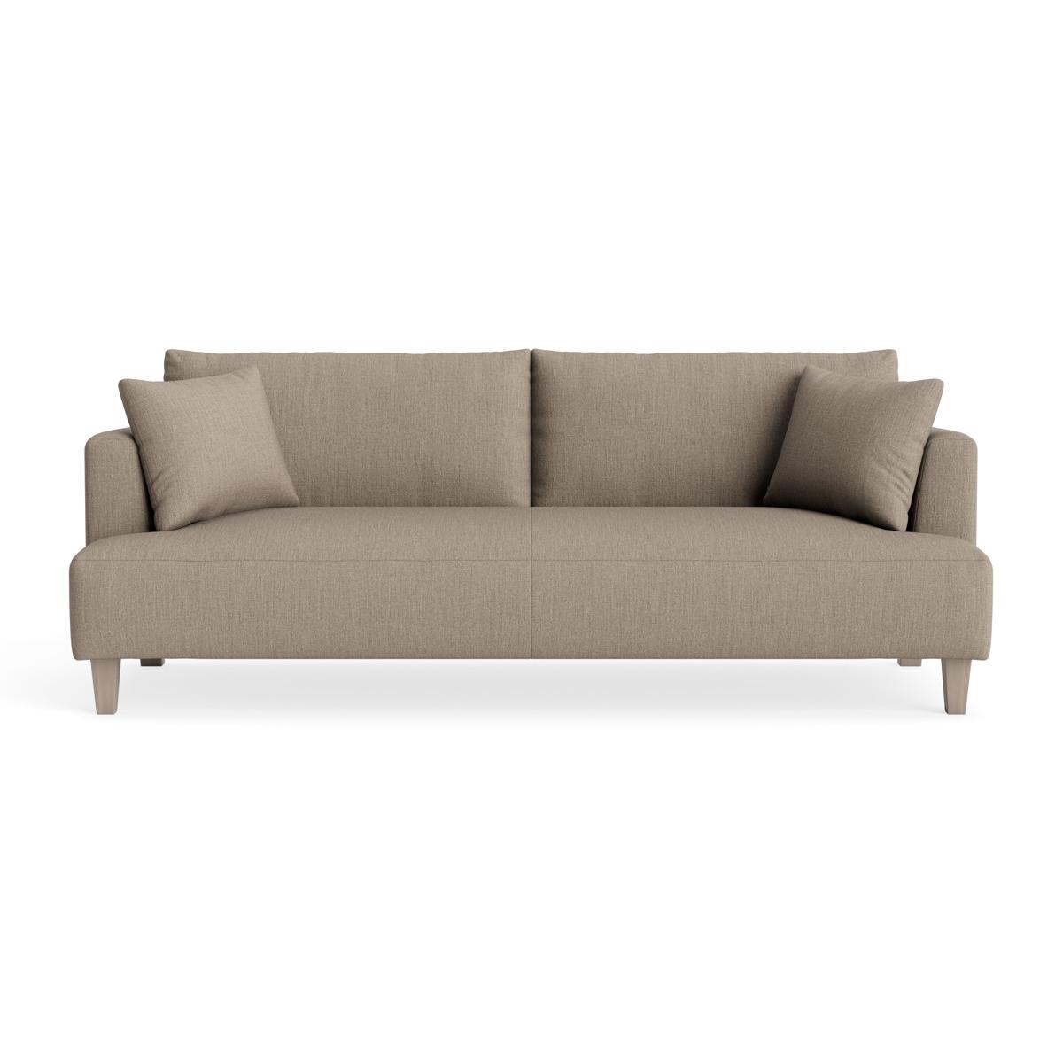 Palma Three Seater Sofa – Ivory Herringbone – image 12