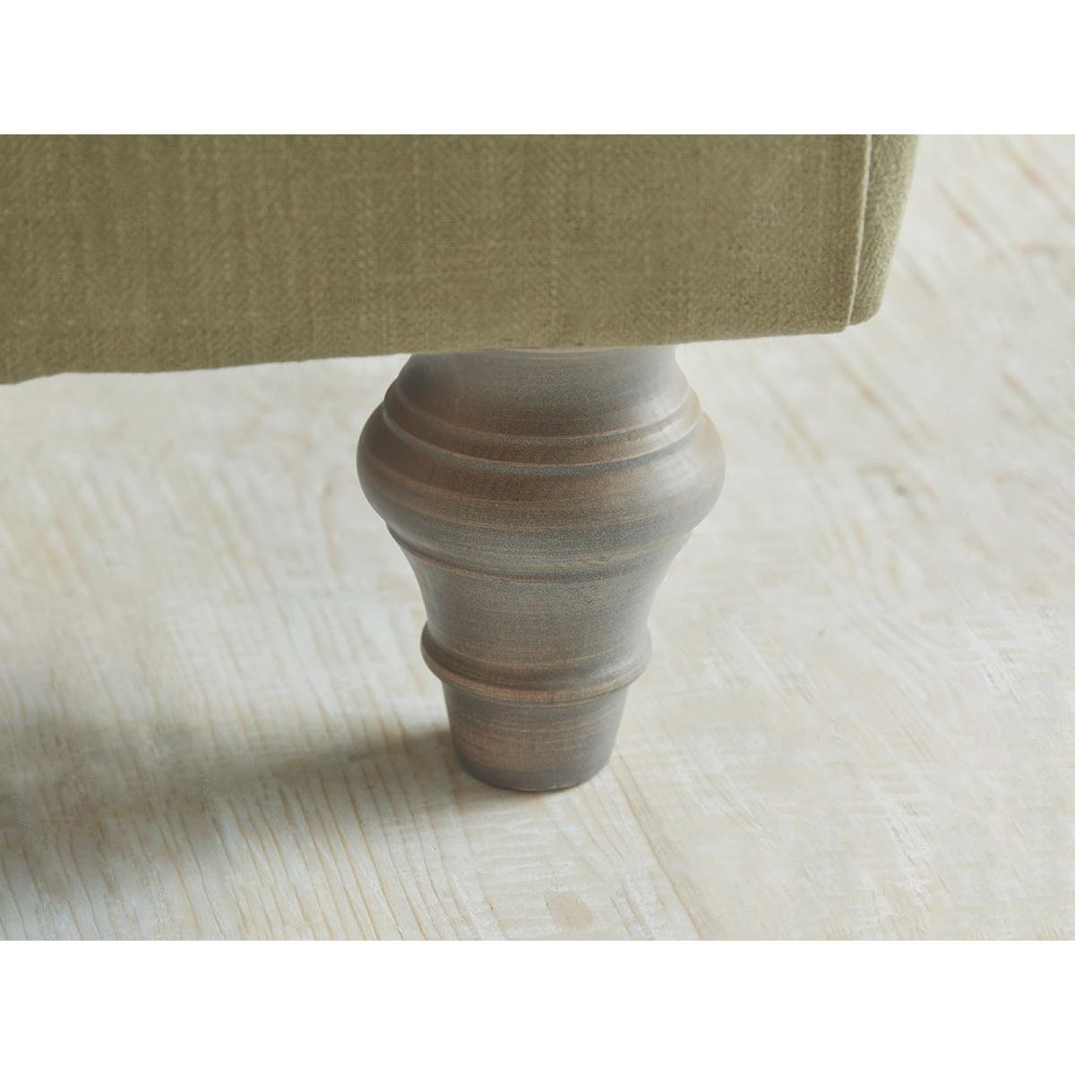 Visby Three Seater Sofa – Eucalyptus Cotton Stripe – image 4