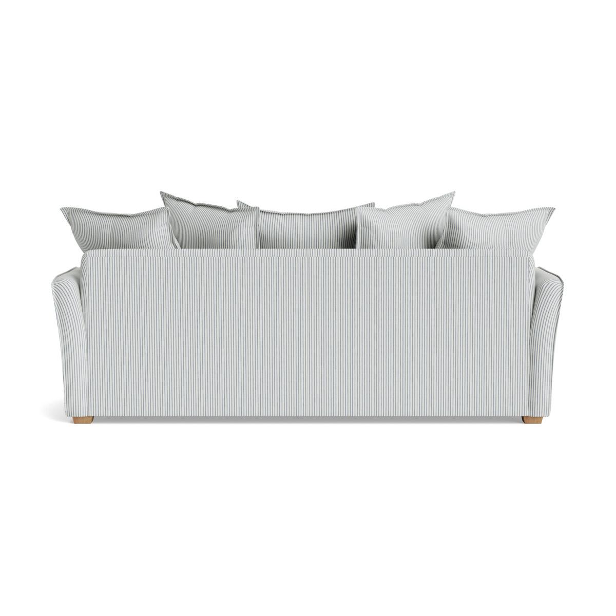 Umea Three Seater Sofa – French Blue Cotton Stripe – image 14