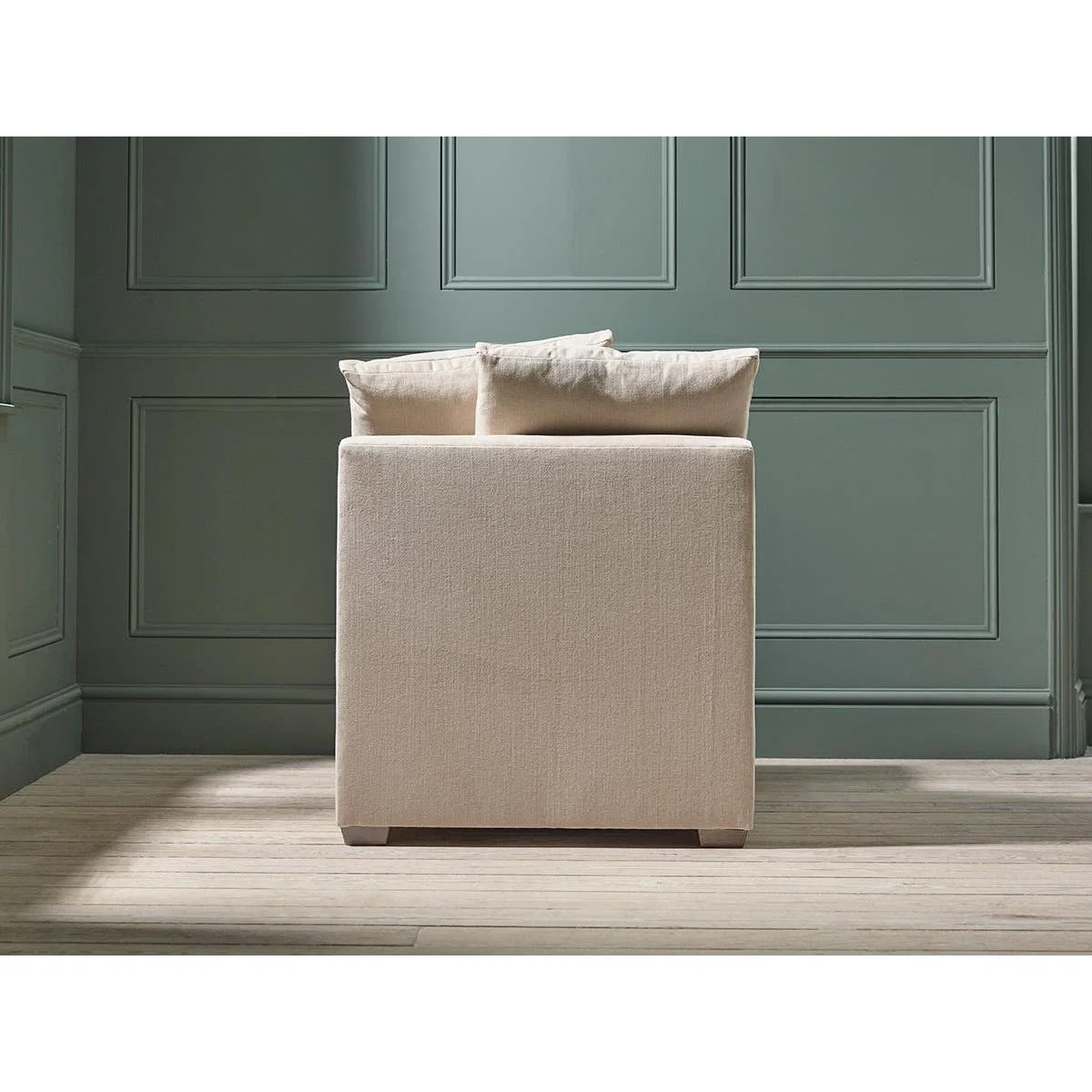 Lyon Three Seater Sofa – Delicate Rose Opulent Cotton Velvet – image 11
