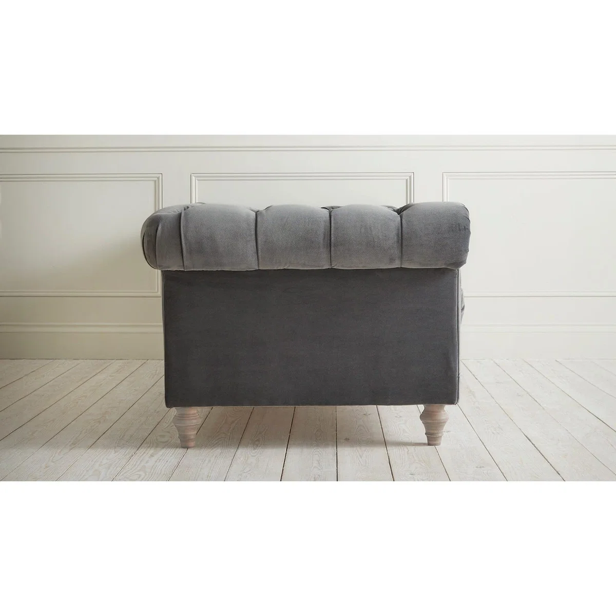 Dalvik Two Seater Sofa – Ivory Herringbone – image 8