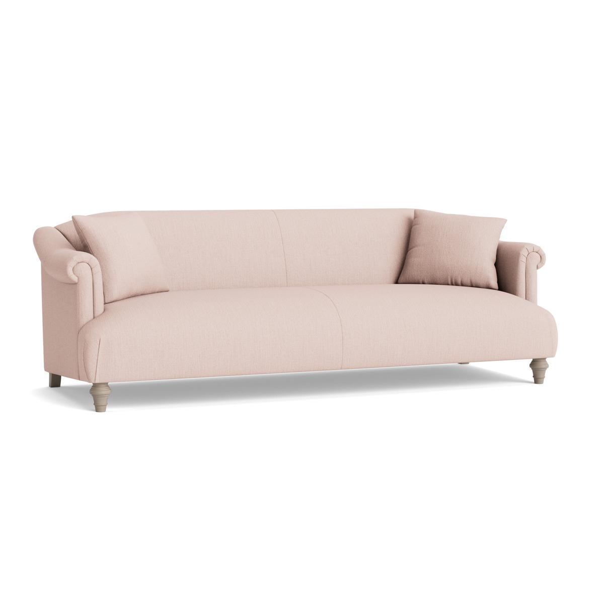 Artes Three Seater Sofa – French Blue Cotton Stripe – image 9