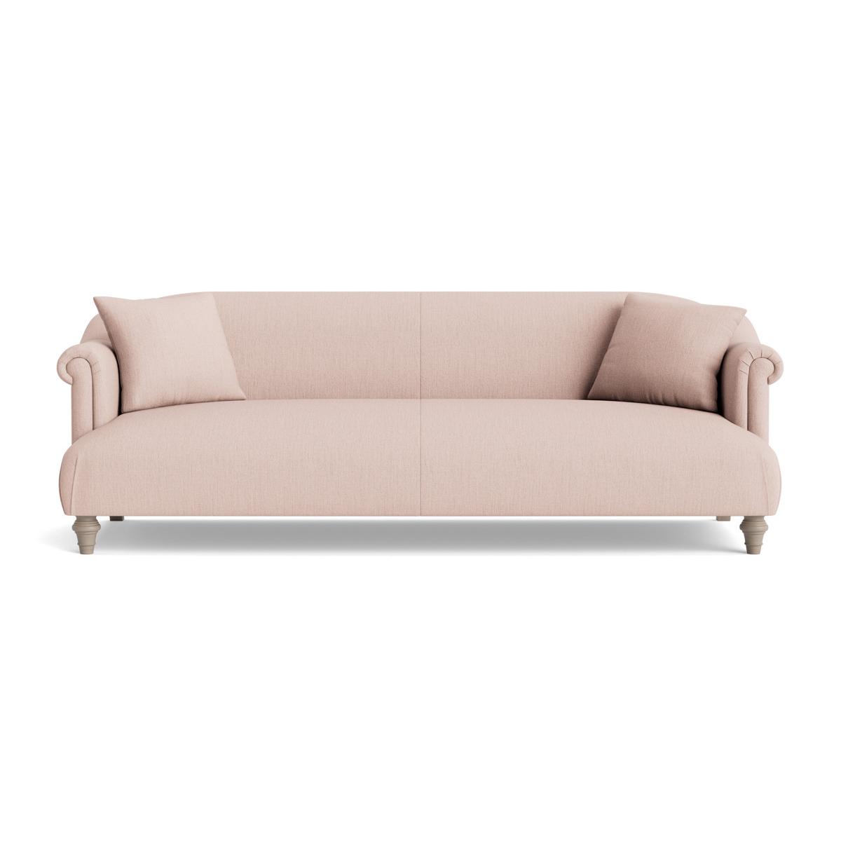 Artes Three Seater Sofa – French Blue Cotton Stripe – image 10