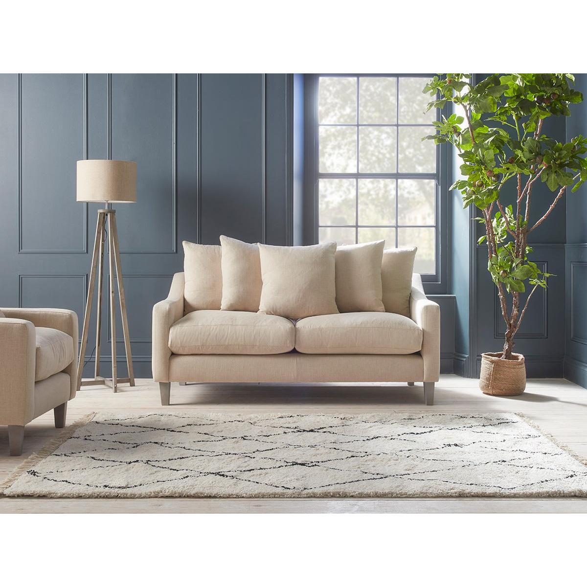 Floro Three Seater Sofa – Dove Velvet – image 2