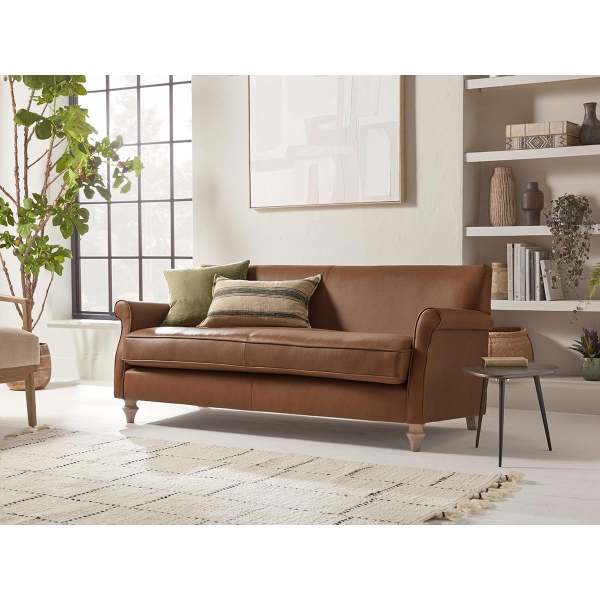 Giverny Two Seater Sofa – Tan Leather – image 2