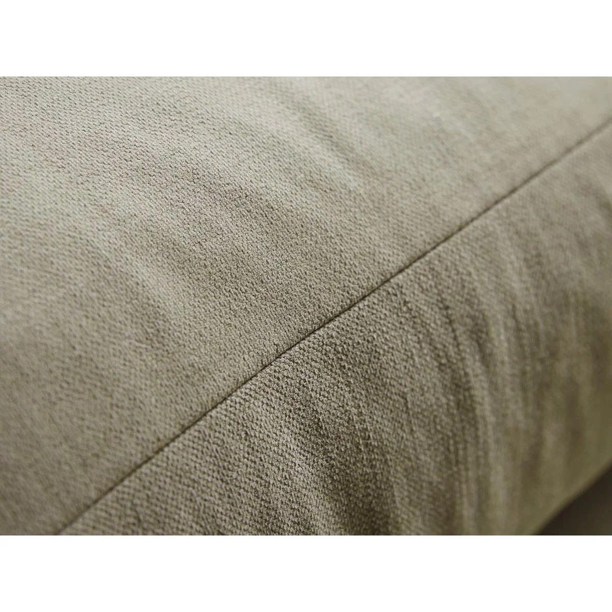 Colmar Three Seater Sofa – Pale Stone Opulent Cotton Velvet – image 11
