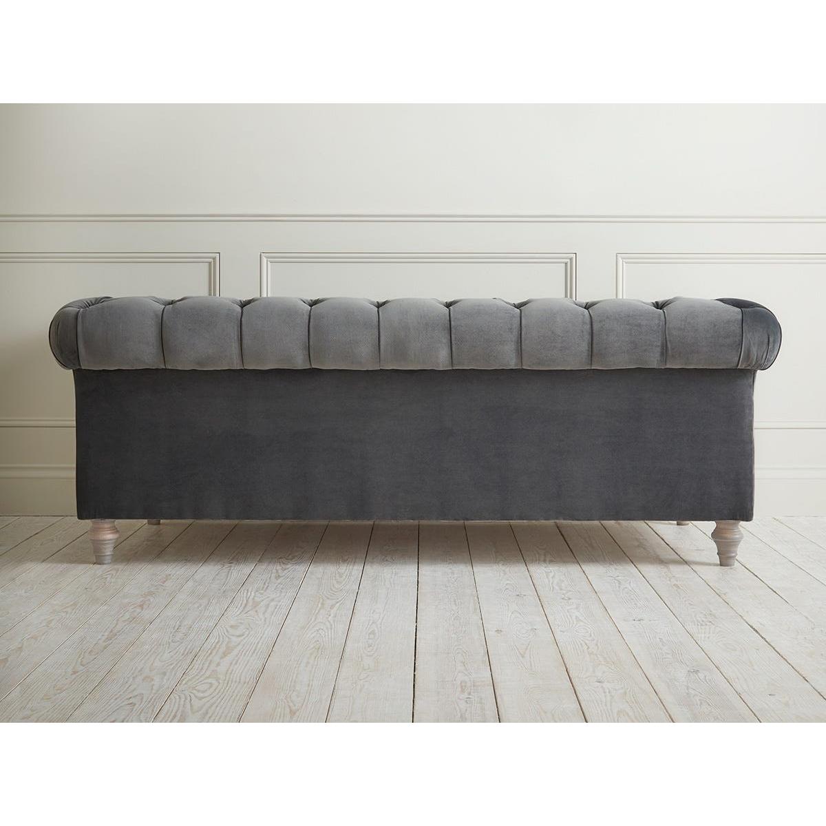 Dalvik Two Seater Sofa – Pebble Blue Cotton Linen – image 7