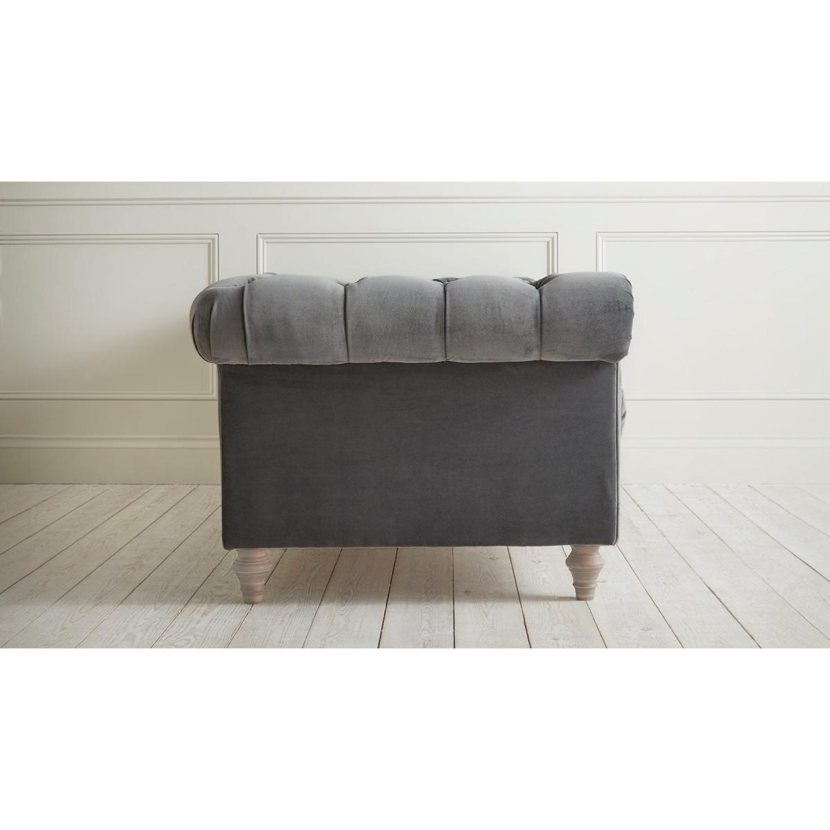 Dalvik Two Seater Sofa – Pebble Blue Cotton Linen – image 8