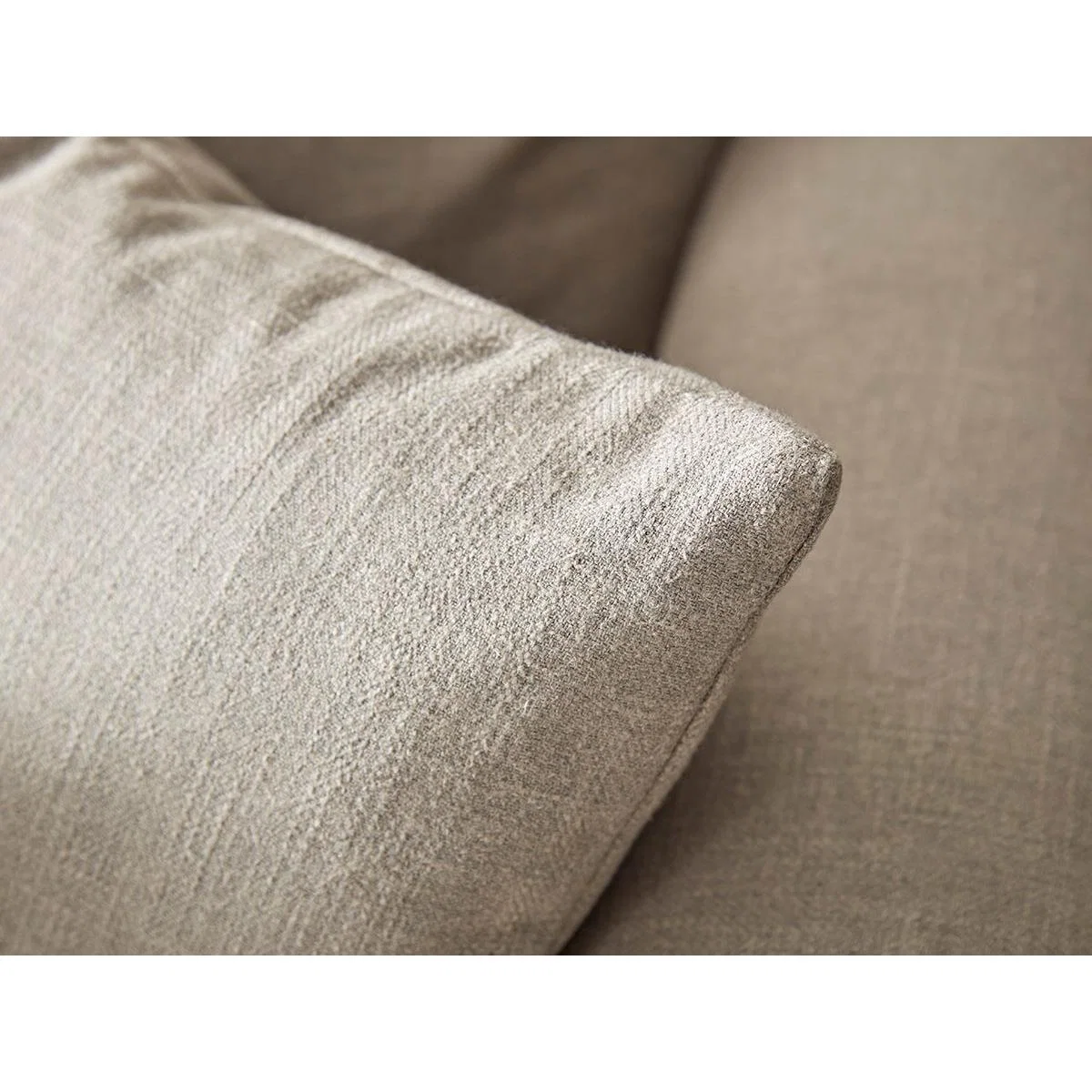 Palma Two Seater Sofa – Steel Cotton Linen – image 6