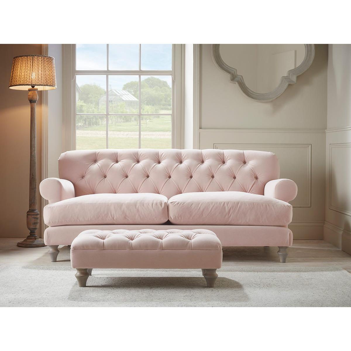 Bern Three Seater Sofa – Taupe Cotton linen – image 2