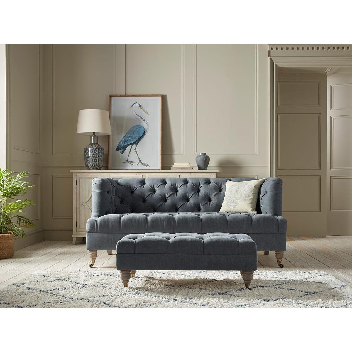 Bodo Three Seater Sofa – Juniper Velvet – image 2