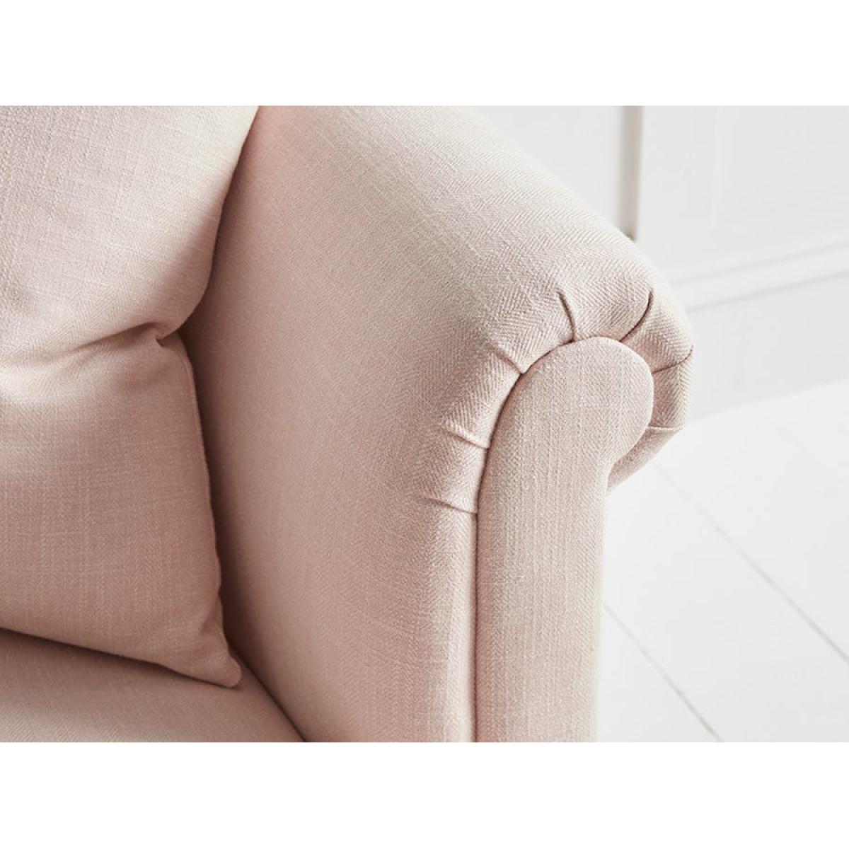 Artes Two Seater Sofa – Soft Grey Opulent Cotton Velvet – image 3