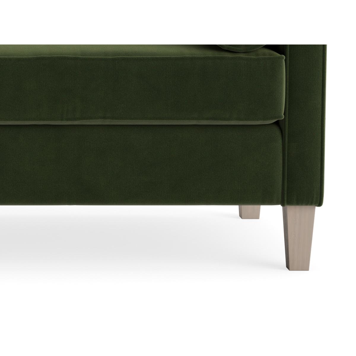 Toulon Two Seater Sofa – French Blue Cotton Stripe – image 13