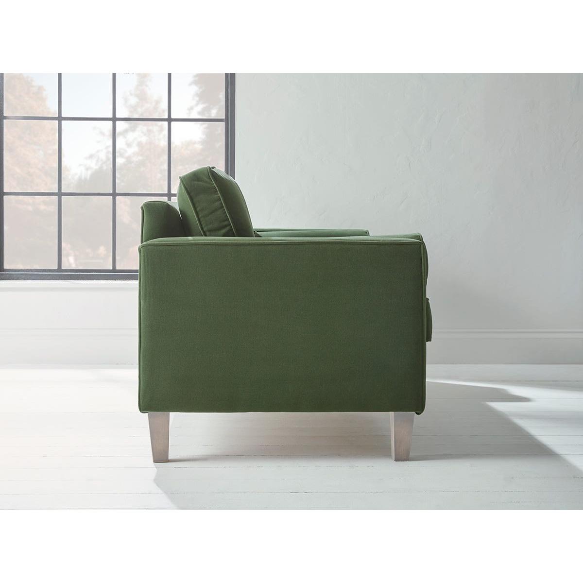 Toulon Two Seater Sofa – French Blue Cotton Stripe – image 7