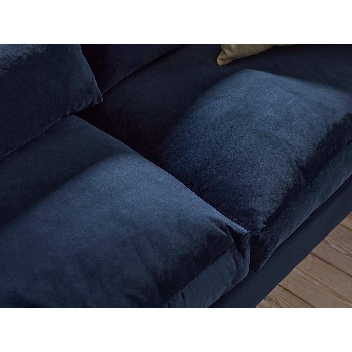 Boras Two Seater Sofa – Nordic Blue Cotton Linen – image 5